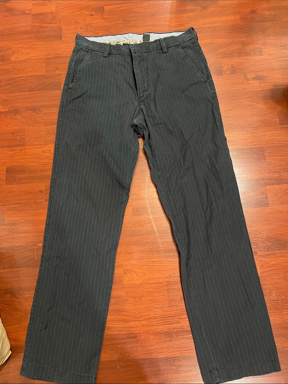 J. Crew Navy blue Pinstripe Chinos